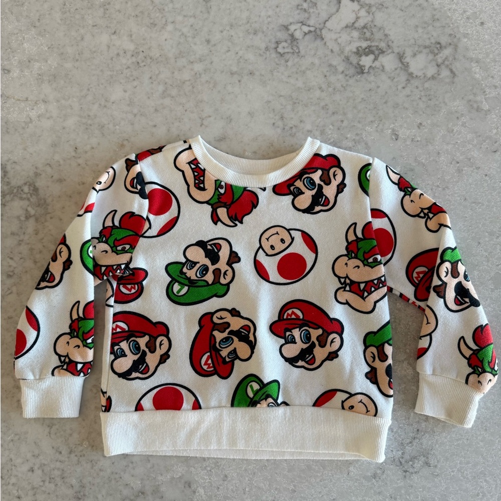 Super Mario Toddler Sweatshirt